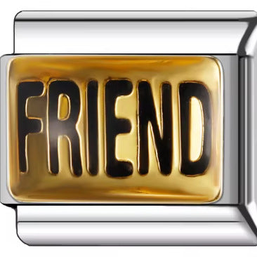 Wholesale Italian Charm Bracelet 9mm DIY Splicing Diamond Gold Stainless Steel Composable Bracelet