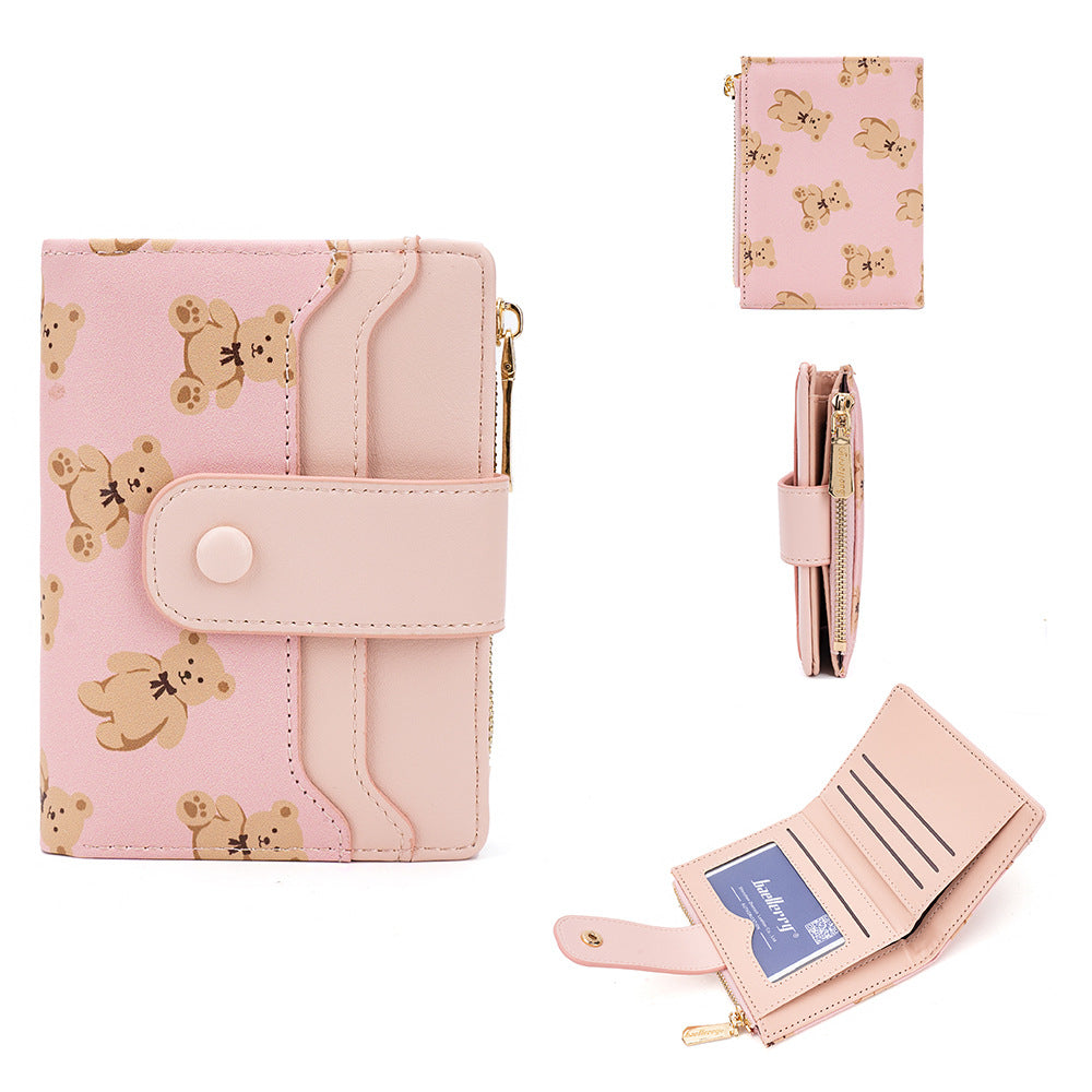 Wholesale  Short baellerry Cute Multi-card Wallet