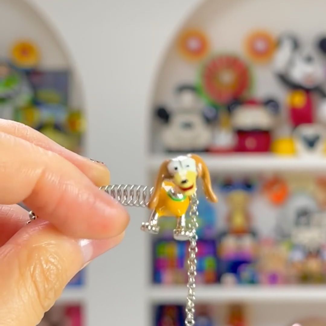 Wholesale  cartoon children's fun creative spring puppy necklace