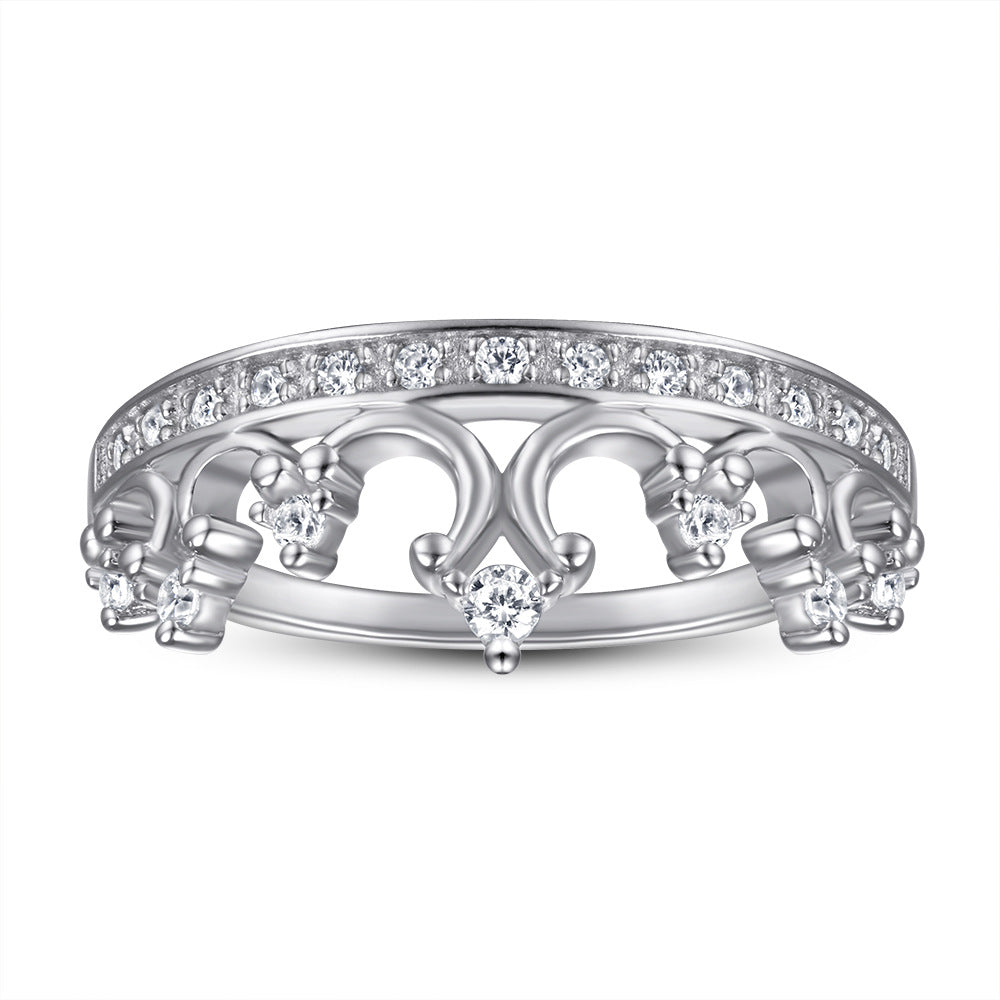 Wholesale 925 sterling silver crown ring