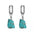 Wholesale blue irregular earrings