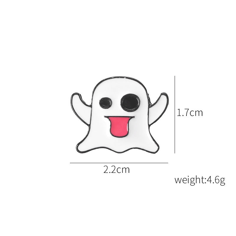 Wholesale Halloween Cartoon Alloy Oil Drop Brooch ACC-BCH-MDD001