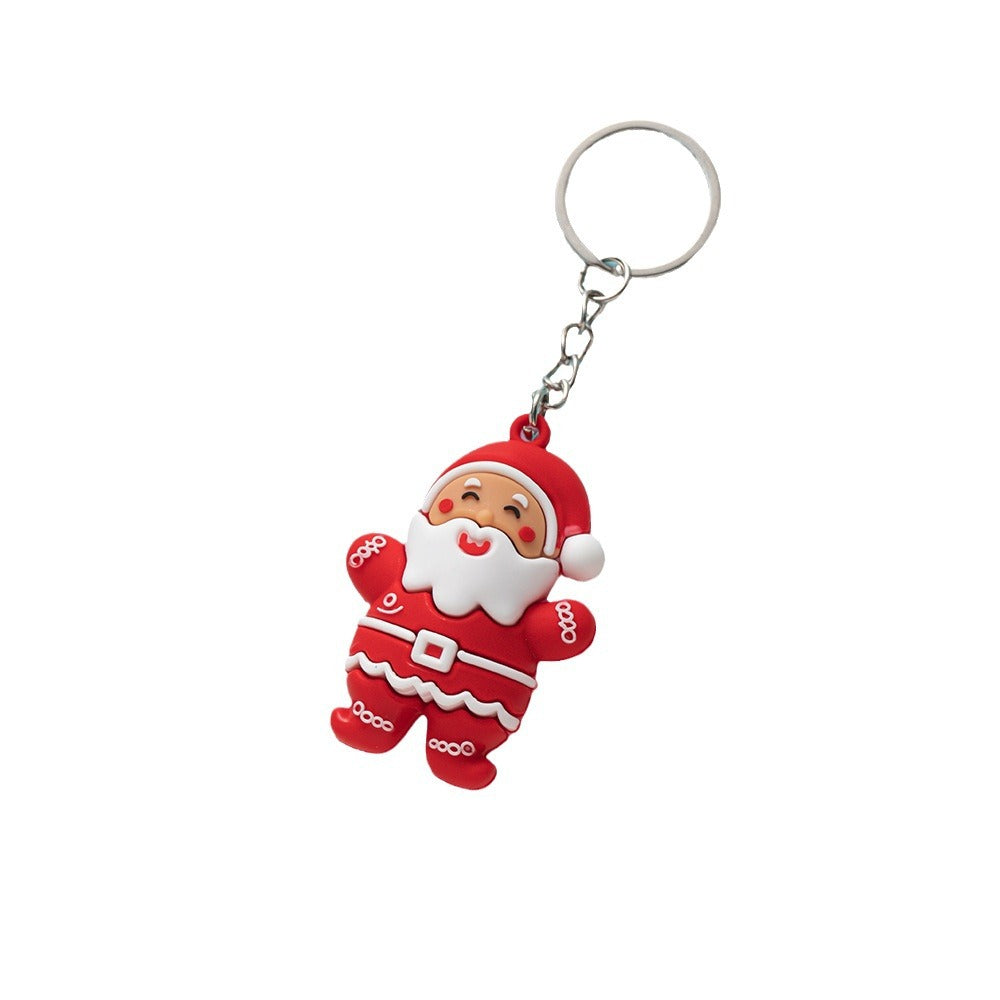 Wholesale Christmas keychain cute Christmas pendant Keychains