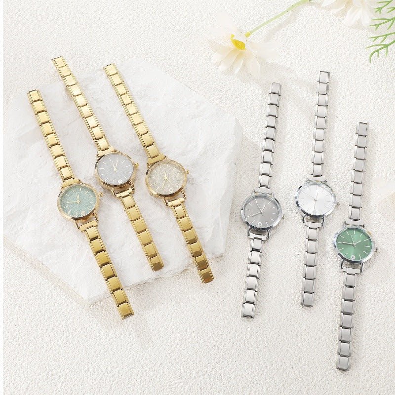 Wholesale Multifunctional Casual DIY gold Module Splicing Watch