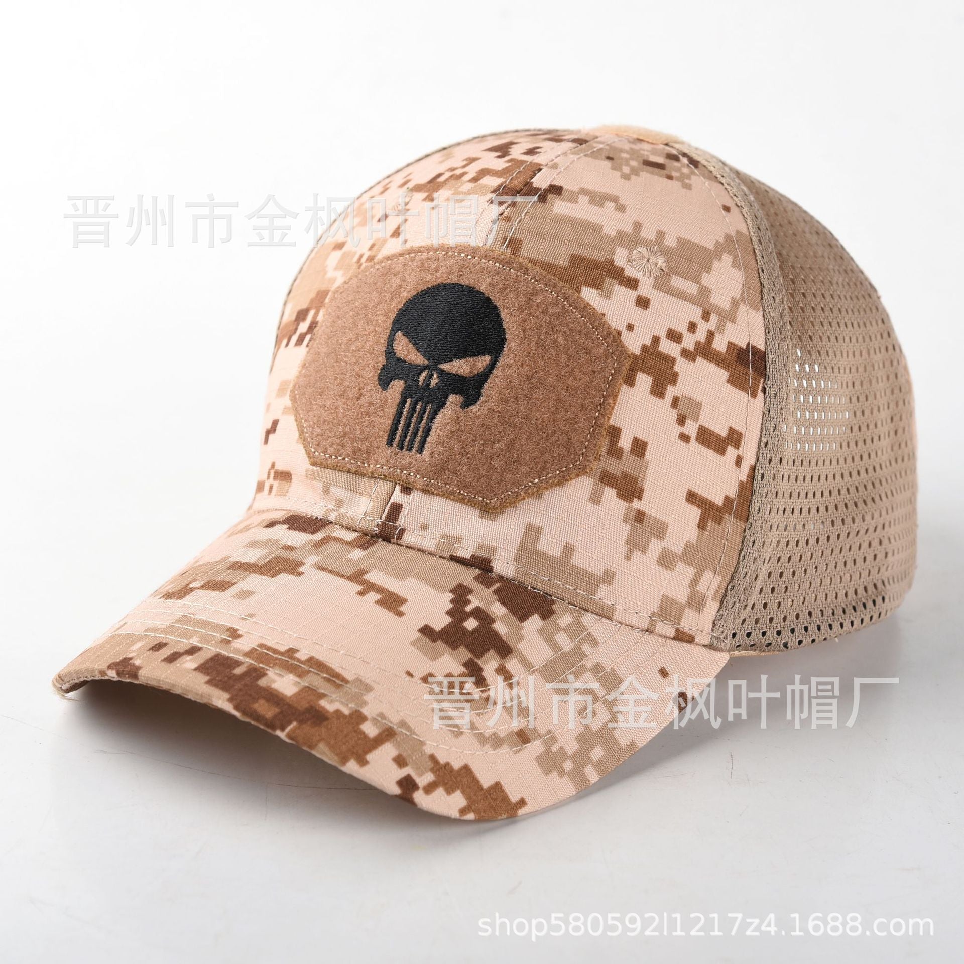 Wholesale Camouflage embroidered sun visor mesh hat