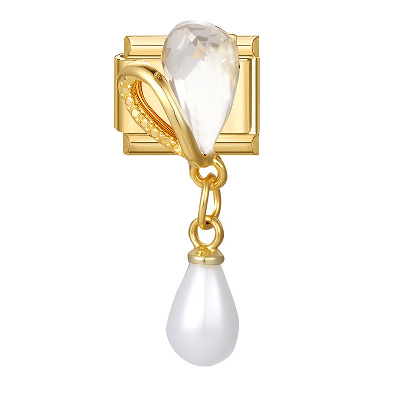 Wholesale 9mm Italian Charm Starter Bracelets DIY Pendant Style Stainless Steel Composable Bracelet