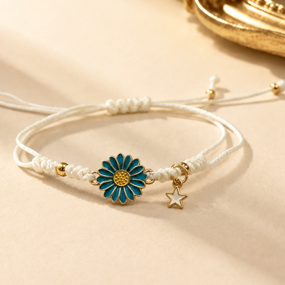 Wholesale Sunflower Woven Bracelets Fashion Accessory for Gift Giving