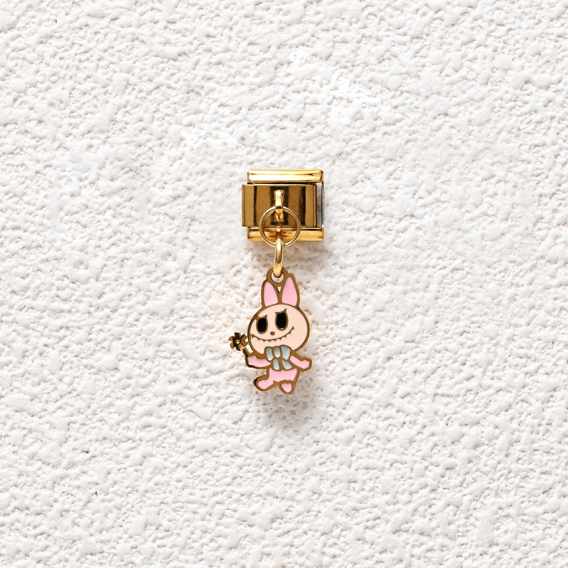 Wholesale   Italian Charm Bracelet 9mm DIY pendant with single hook Creative Stainless Steel Composable Bracelet ACCVIP