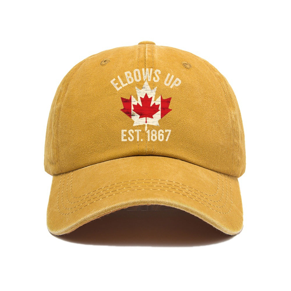 Wholesale Maple Leaf Embroidery Fashion Baseball Cap