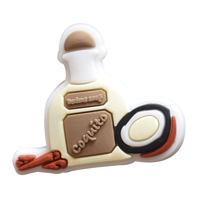 Wholesale 100pcs Random PVC Plastic Drop Soft Rubber Shoe Flower Cartoon Cave Shoe Buckle Shoes Charm