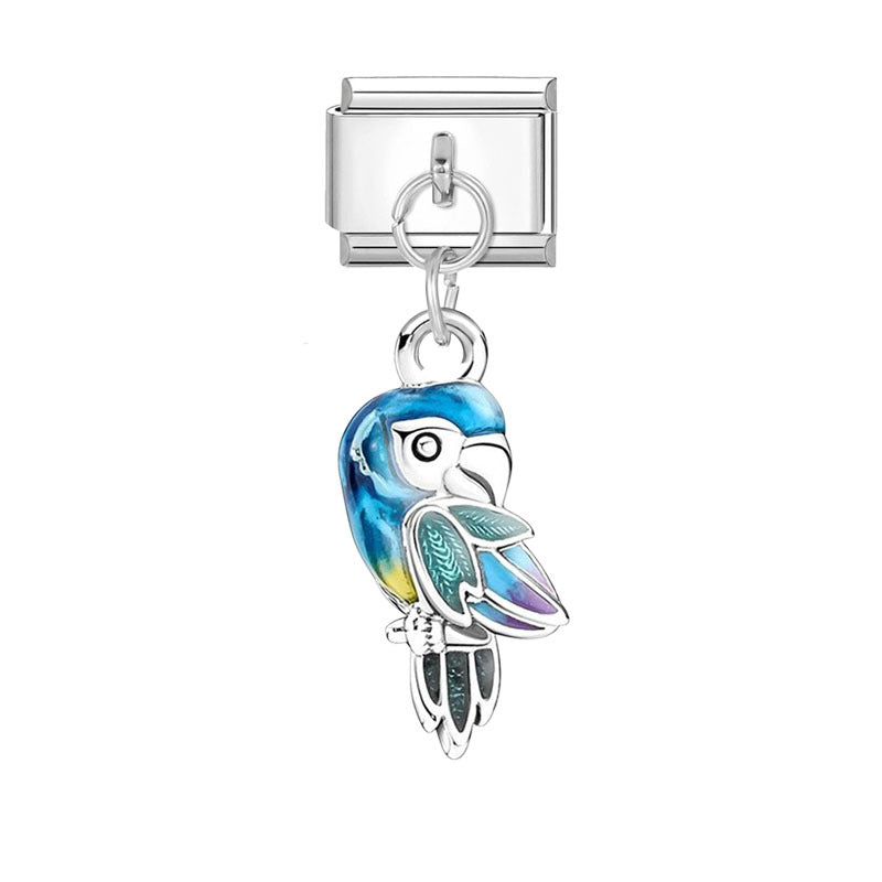 Wholesale Silver Cartoon Modular DIY Charm Bracelet Fashion Jewelry Accessory for Resale