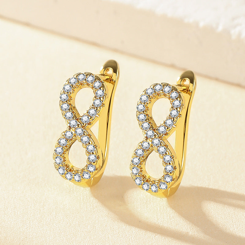 Wholesale Women' s Endless Hoop Earrings