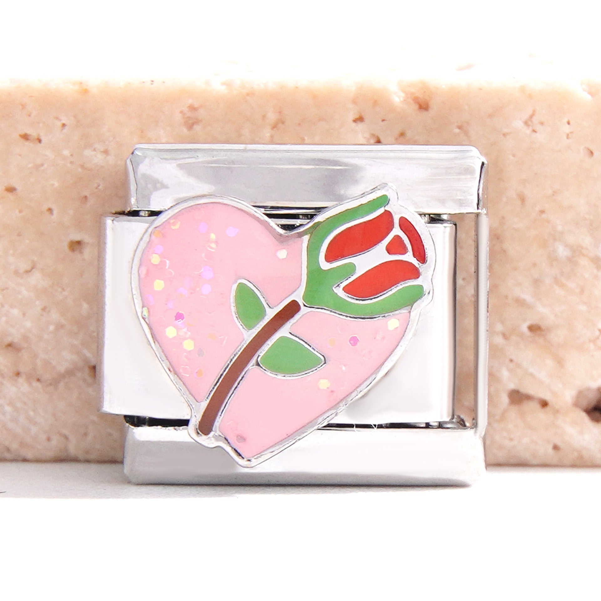 Wholesale Italian Charm Bracelet 9mm DIY Splicing Creative Pattern Stainless Steel Composable Bracelet