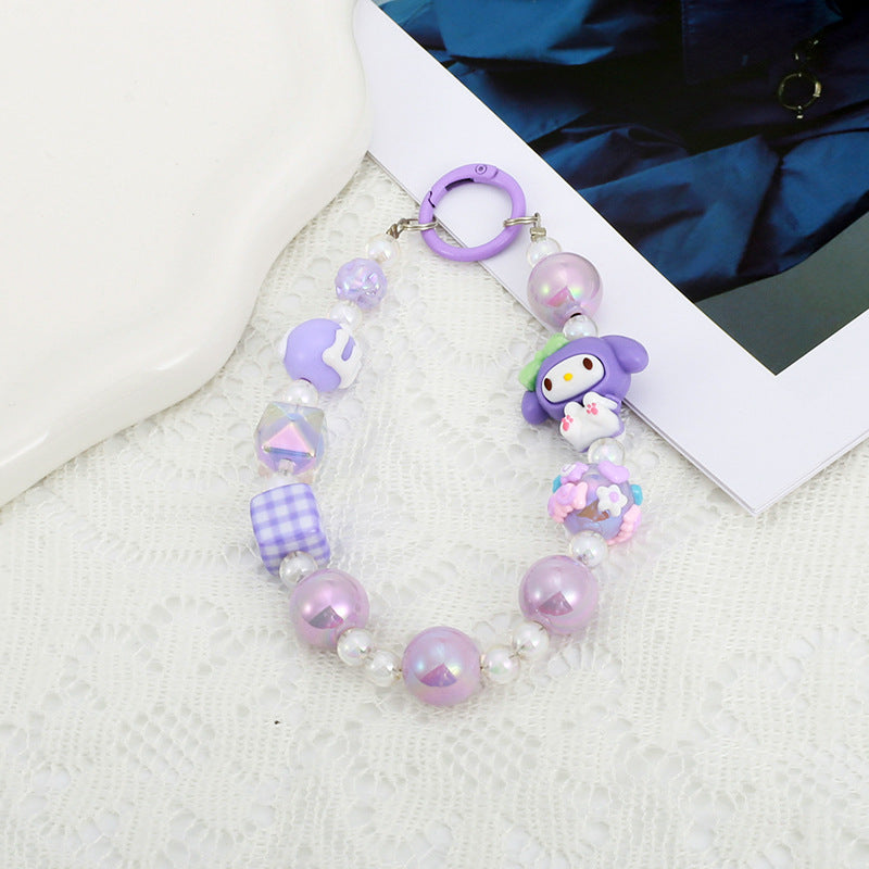 Wholesale cartoon hand-painted beaded Keychains  ACCVIP