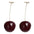 Wholesale  Red Cherry Long Earrings