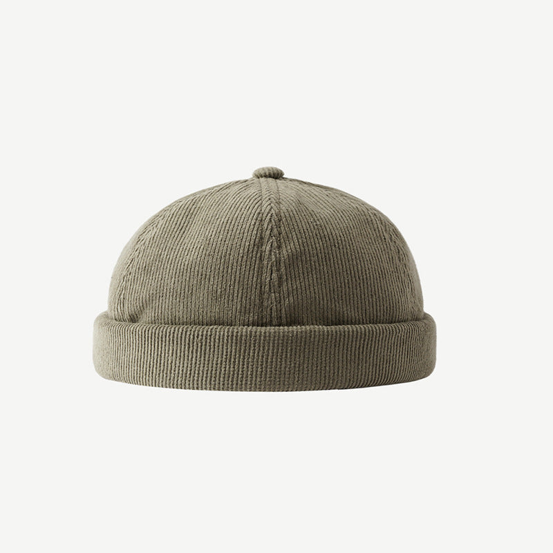 Wholesale  Simple Corduroy Floor Hat Beanie