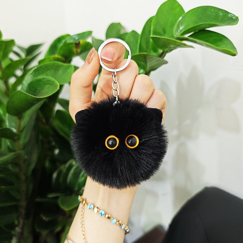 Wholesale Cute Plush Cat Head Keychains ACC-KC-Chengx005