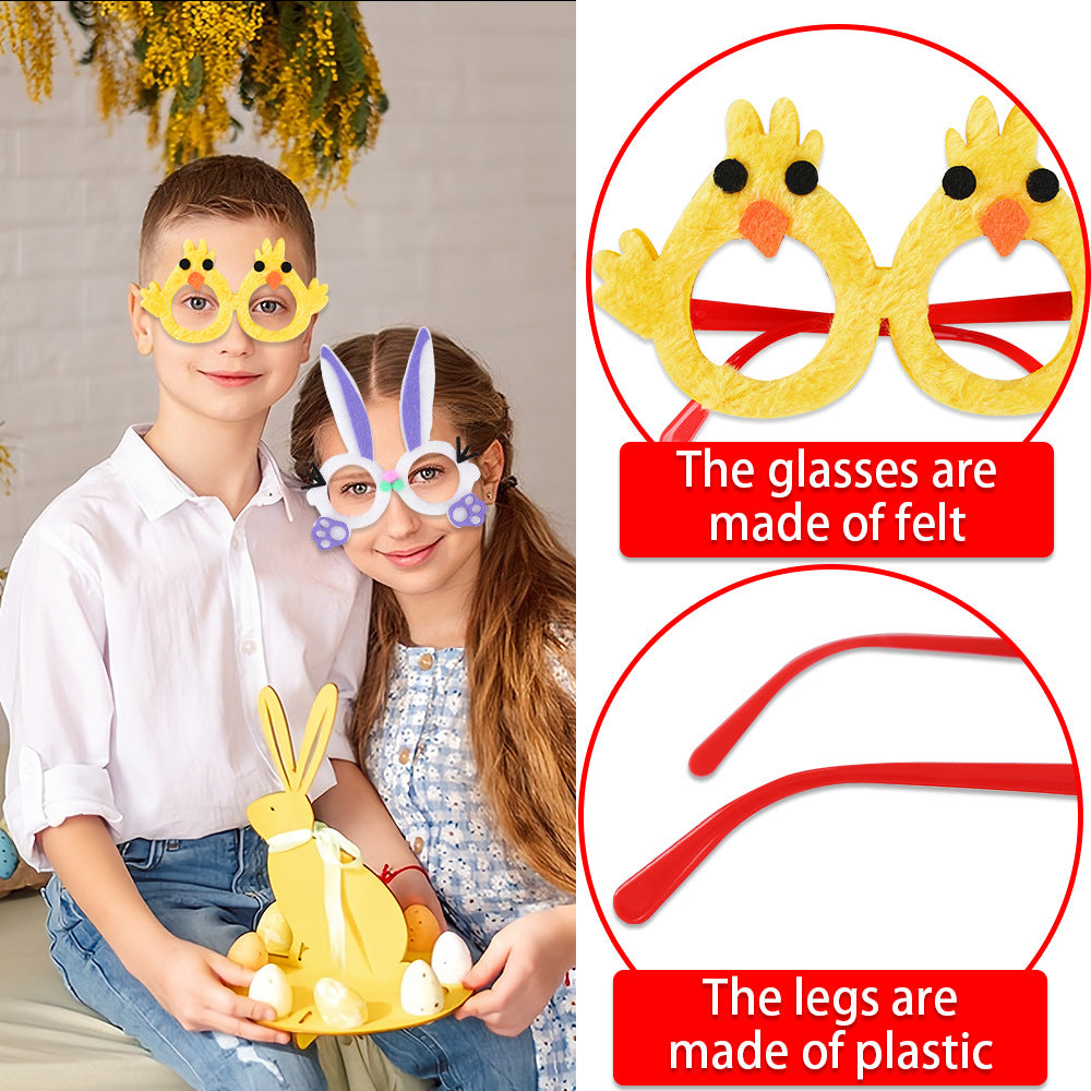 Wholesale Easter Glasses Chick Bunny Egg Funny Props Decoration