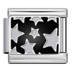 Wholesale  Italian modular medieval style series bracelet titanium steel oil-drip welding DIY Charms