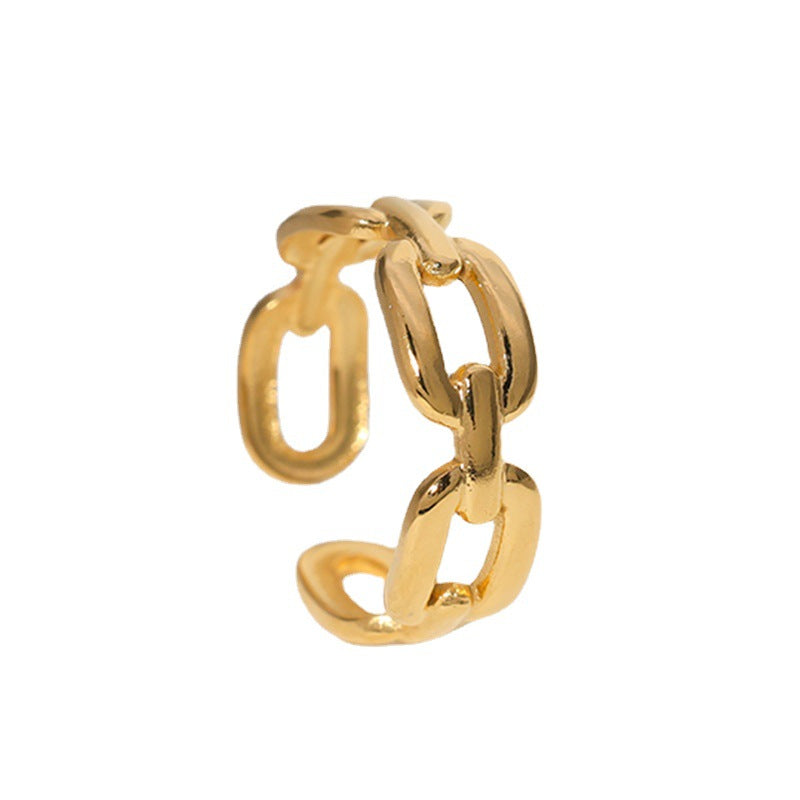Wholesale Non Fading Stainless Steel Open Ring Geometric Unisex Fashion Accessory For Everyday Wear