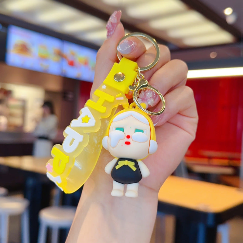 Wholesale Cute cartoon silicone keychain