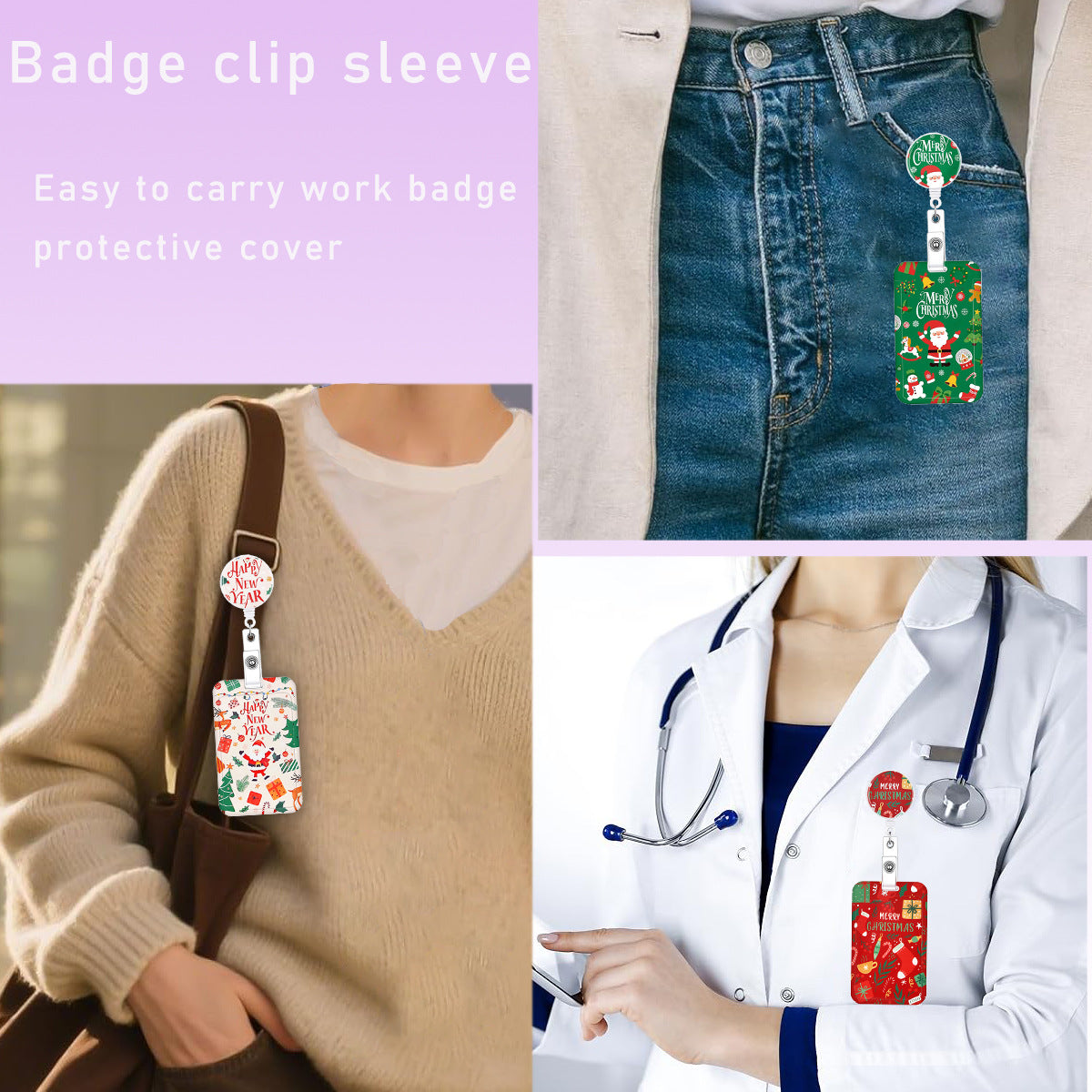 Wholesale embossed name tag  retractable Badge Reels