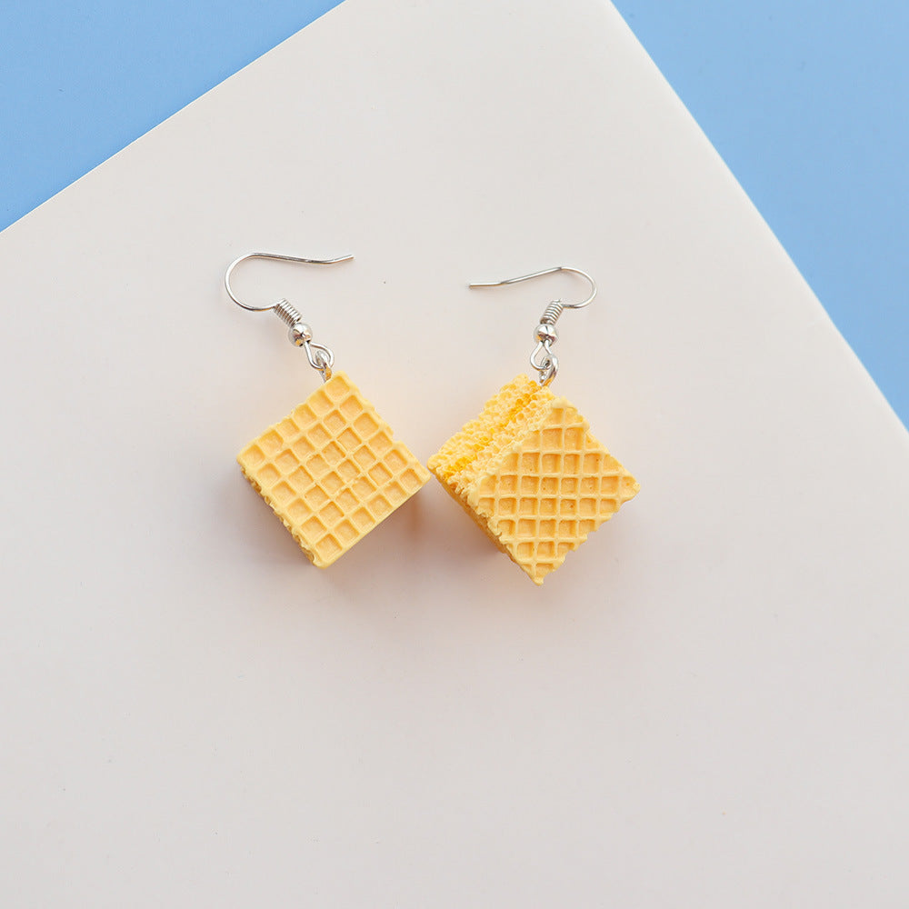Wholesale  food and play earrings