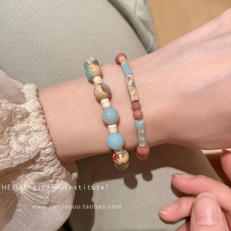 Wholesale Dopamine Love Star Bracelet Macaron Color Bracelet Heart Bracelets ACC-BT-Mengf001