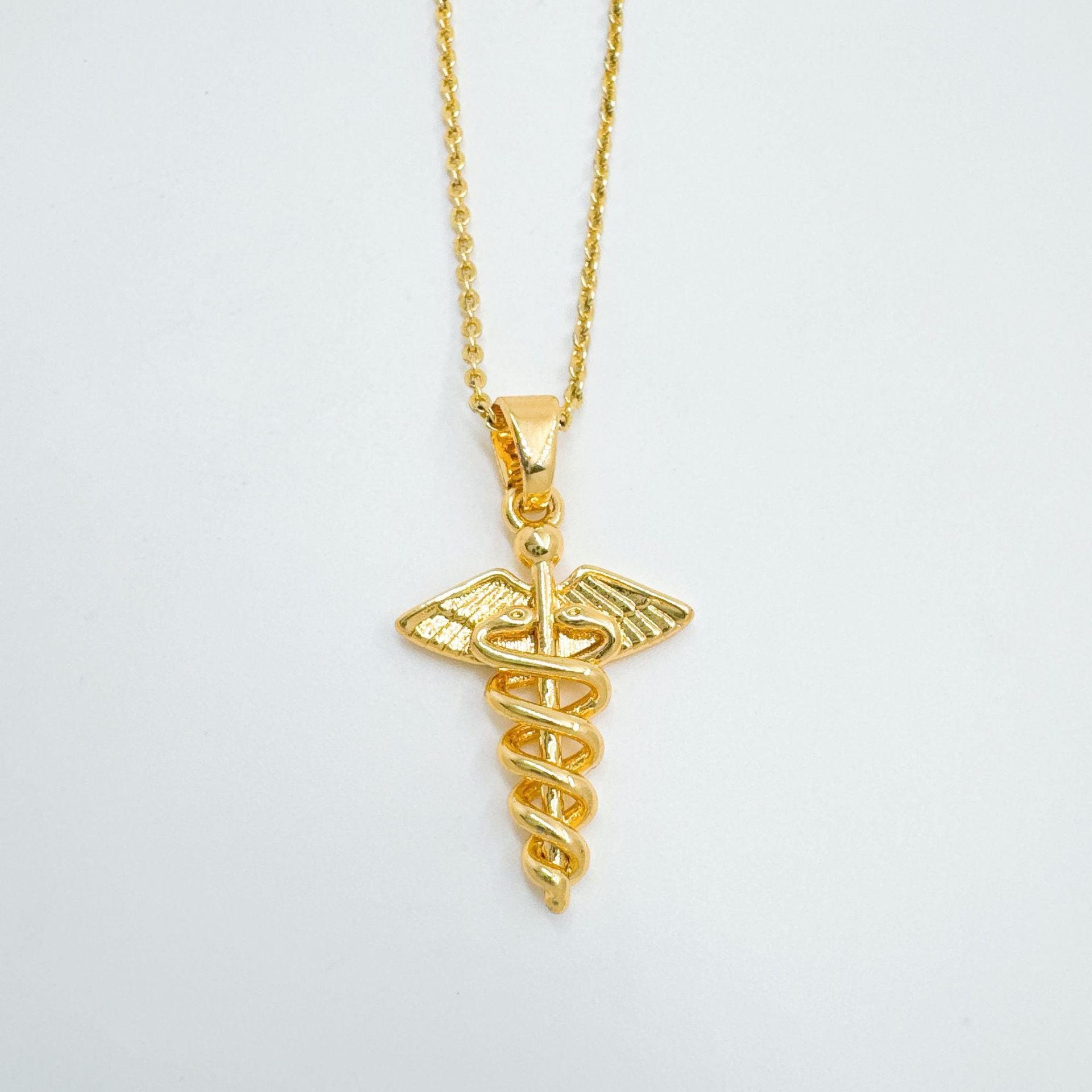 Wholesale Gold Plated Copper Necklace Pendant Simple Versatile European American Style Jewelry for Women