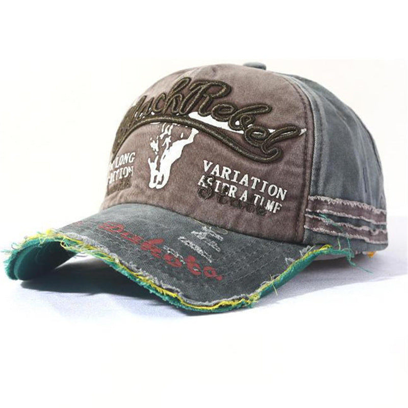 Wholesale Chic Embroidered Baseball Cap Black Casual Outdoor Sports Sun Hat For Men Women Fashion Accessory