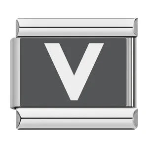 Wholesale Italian Charm Bracelet 9mm DIY Splicing Removable English Letters Stainless Steel Composable Bracelet