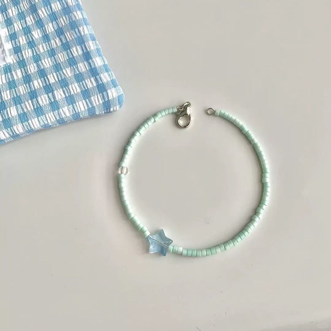 Wholesale Niche Seaside Shell Star Bracelet Alloy Electroplated Beach Vacation Fashion Accessory