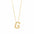 Wholesale Chubby Letter Pendant Clavicle Chain  Necklace
