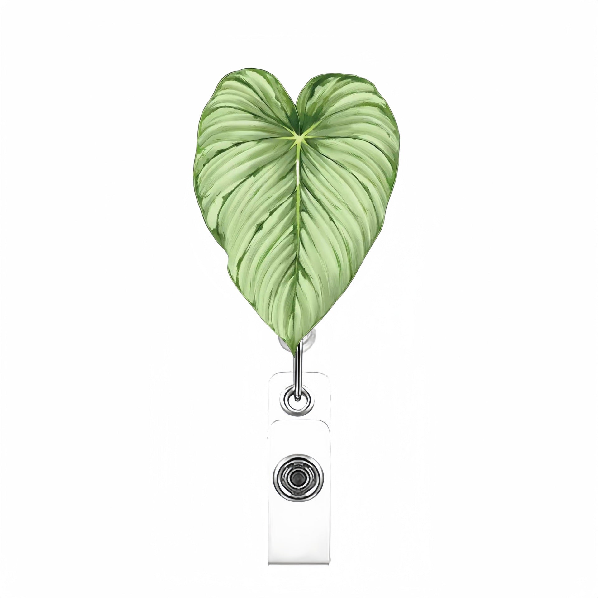 Wholesale Leaf Retractable Keychain Badge Reels