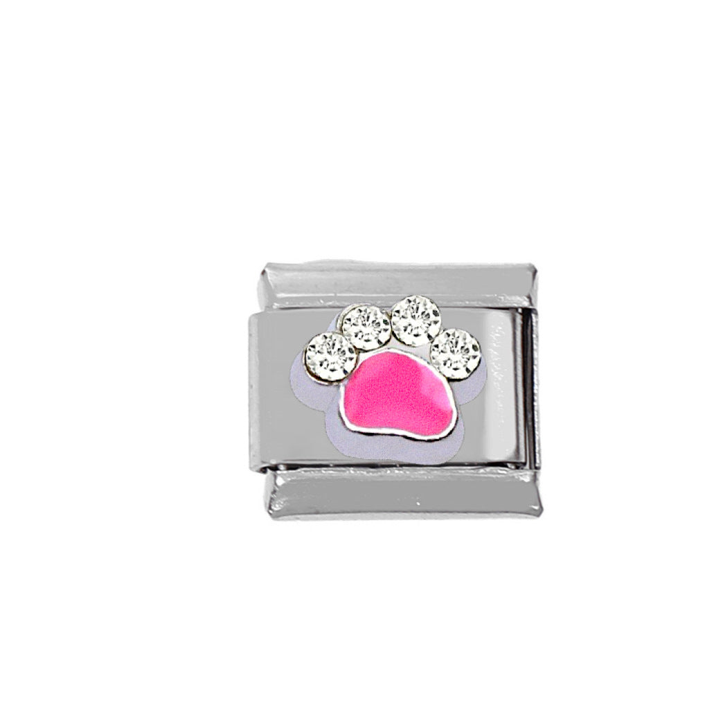 Wholesale 5pcs Italian Charm Bracelet Charm Module Stainless Steel Puppy Bracelet 9mm DIY Pattern Free Stitching Detachable Composable Bracelet ACC-BT-DaLiang007