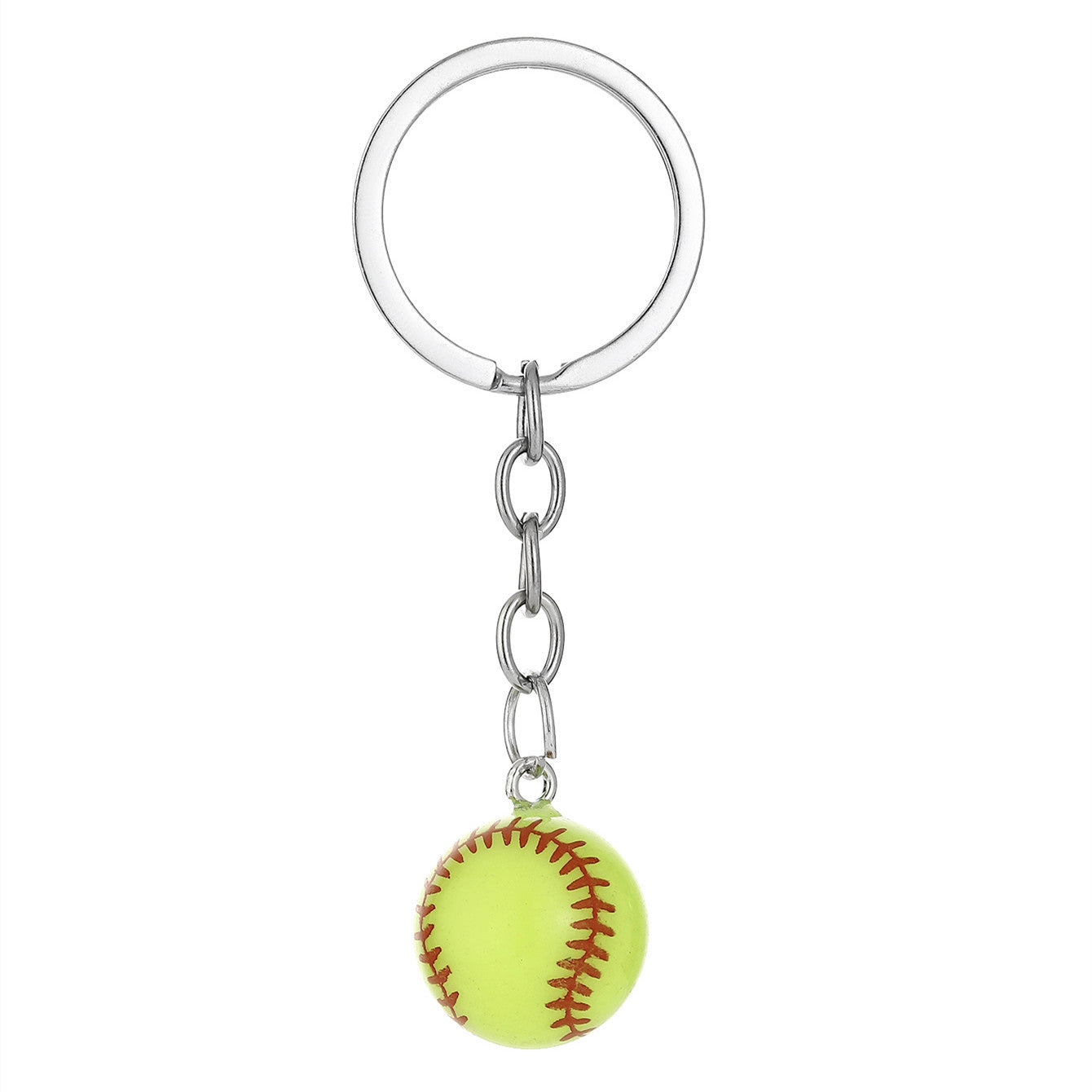 Wholesale 3D Stereo Sports Football Baseball Softball Keychain