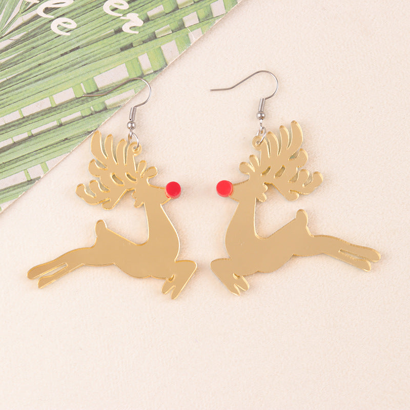 Wholesale Cartoon Christmas Series Acrylic Earrings
