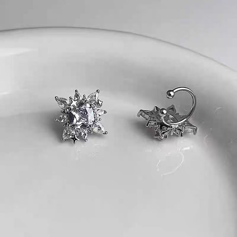 Wholesale Fairy Star Diamond Ear Clip Earrings