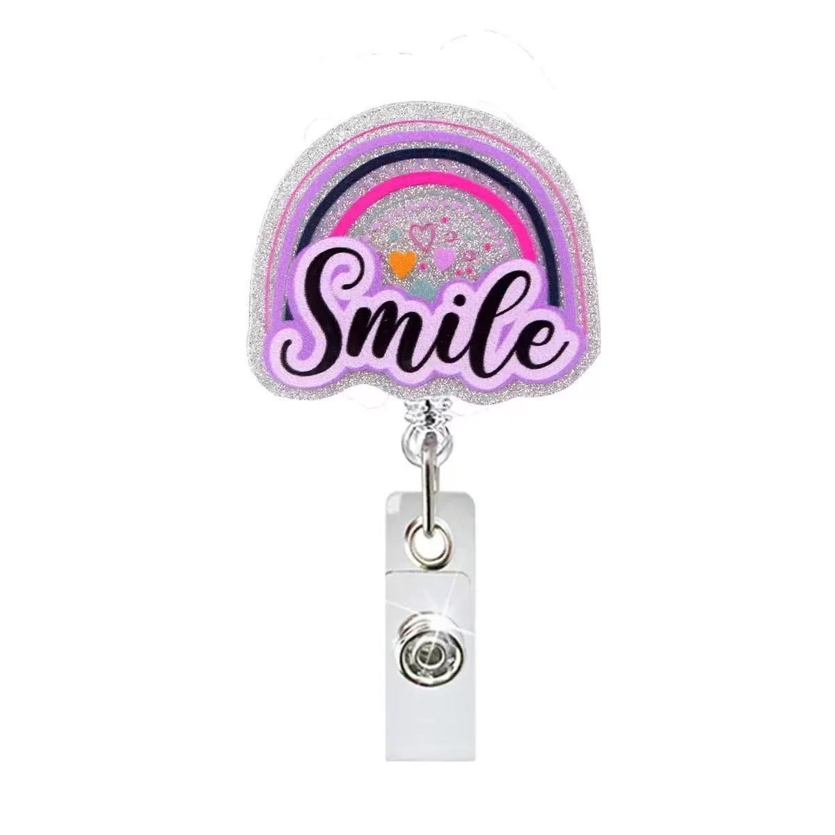 Wholesale  hospital nurse DIY jewelry acrylic Badge Reels