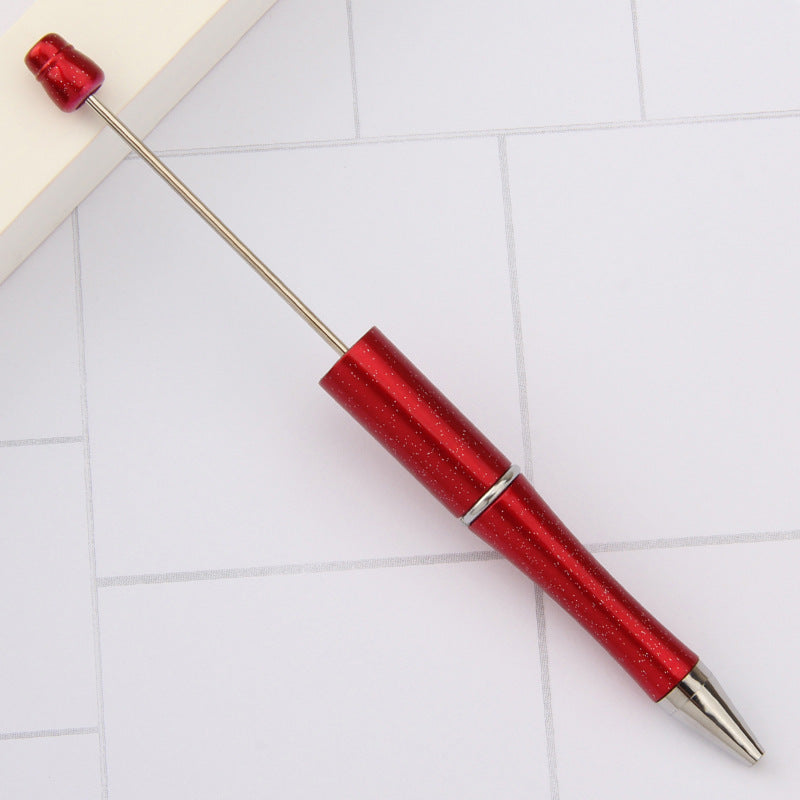 Wholesale 5PCS Beadable Pens Solid Color Gradient Color DIY Beaded Pen Gift Office Supplies ACC-PN-JinBN013