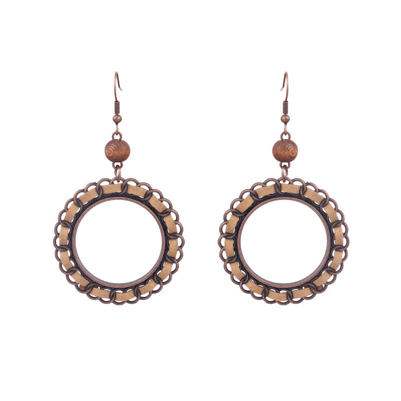 Wholesale Vintage Tassel Alloy Earrings Set Fashion Jewelry Accessory