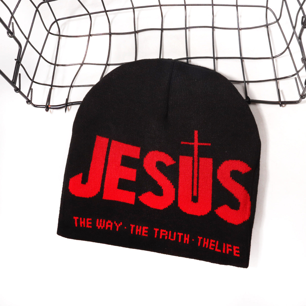 Wholesale  Letter Jacquard Knitted Hat Beanie