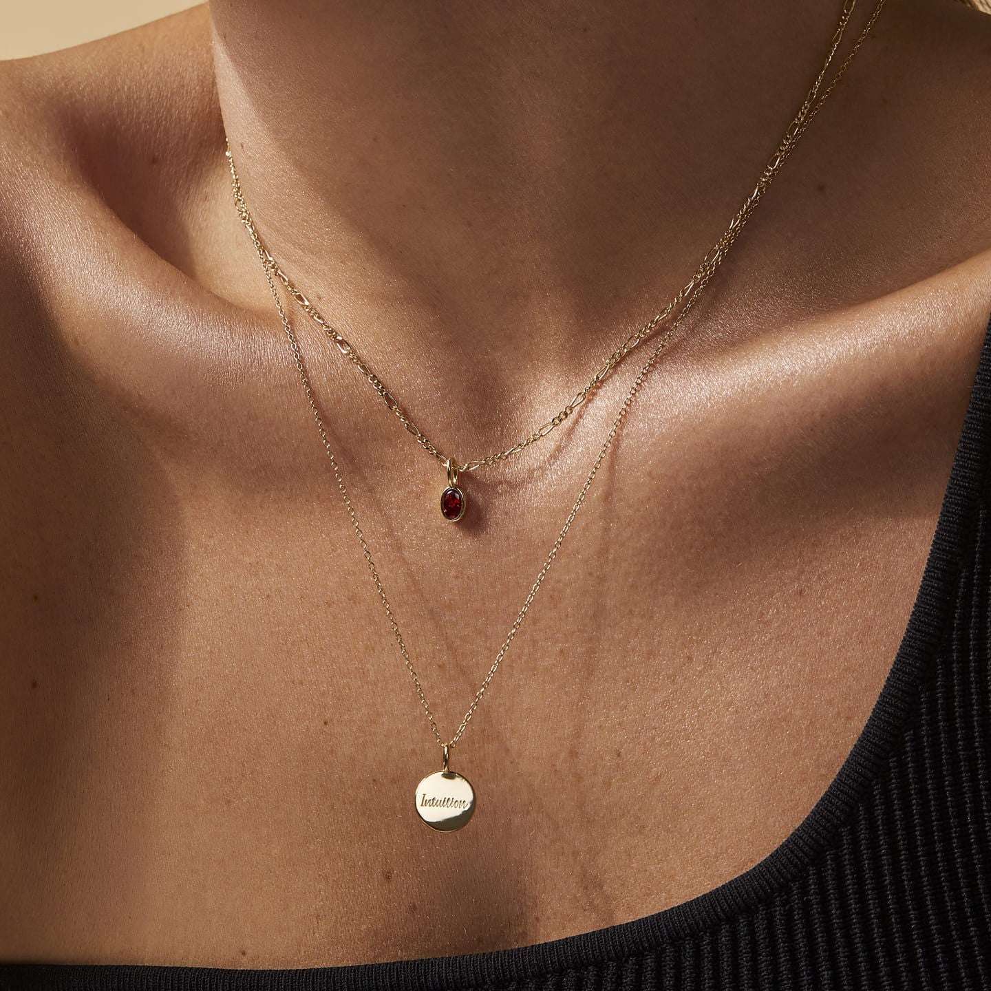 Wholesale stainless steel colorful 12 birthstones diy necklaces pendant