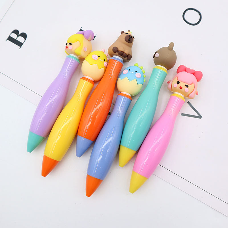 Wholesale Creative thick fat doll twist ball pen