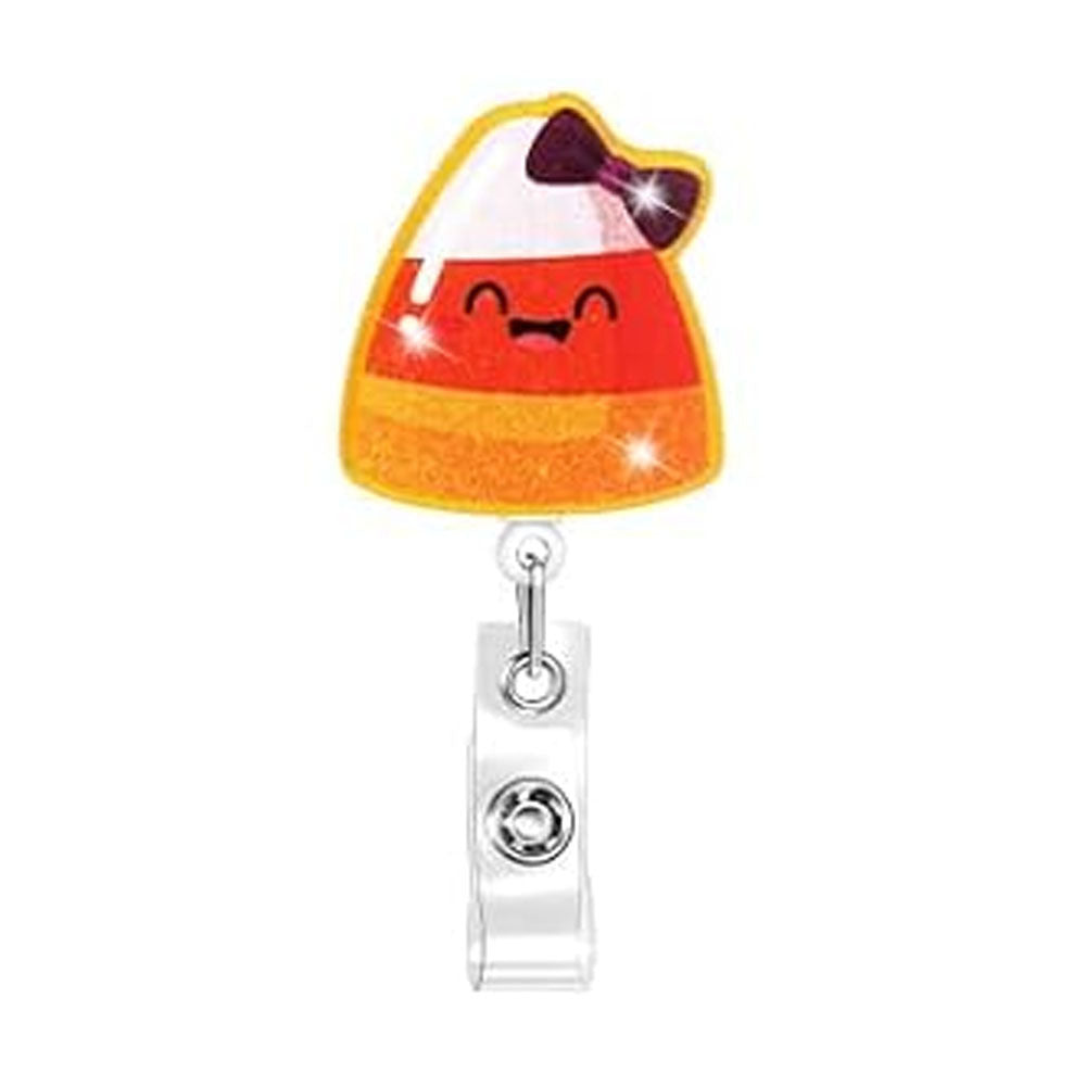 Wholesale Halloween Cartoon Pumpkin Ghost Retractable Rotating Badge Reels Keychains ACC-KC-XinDing008