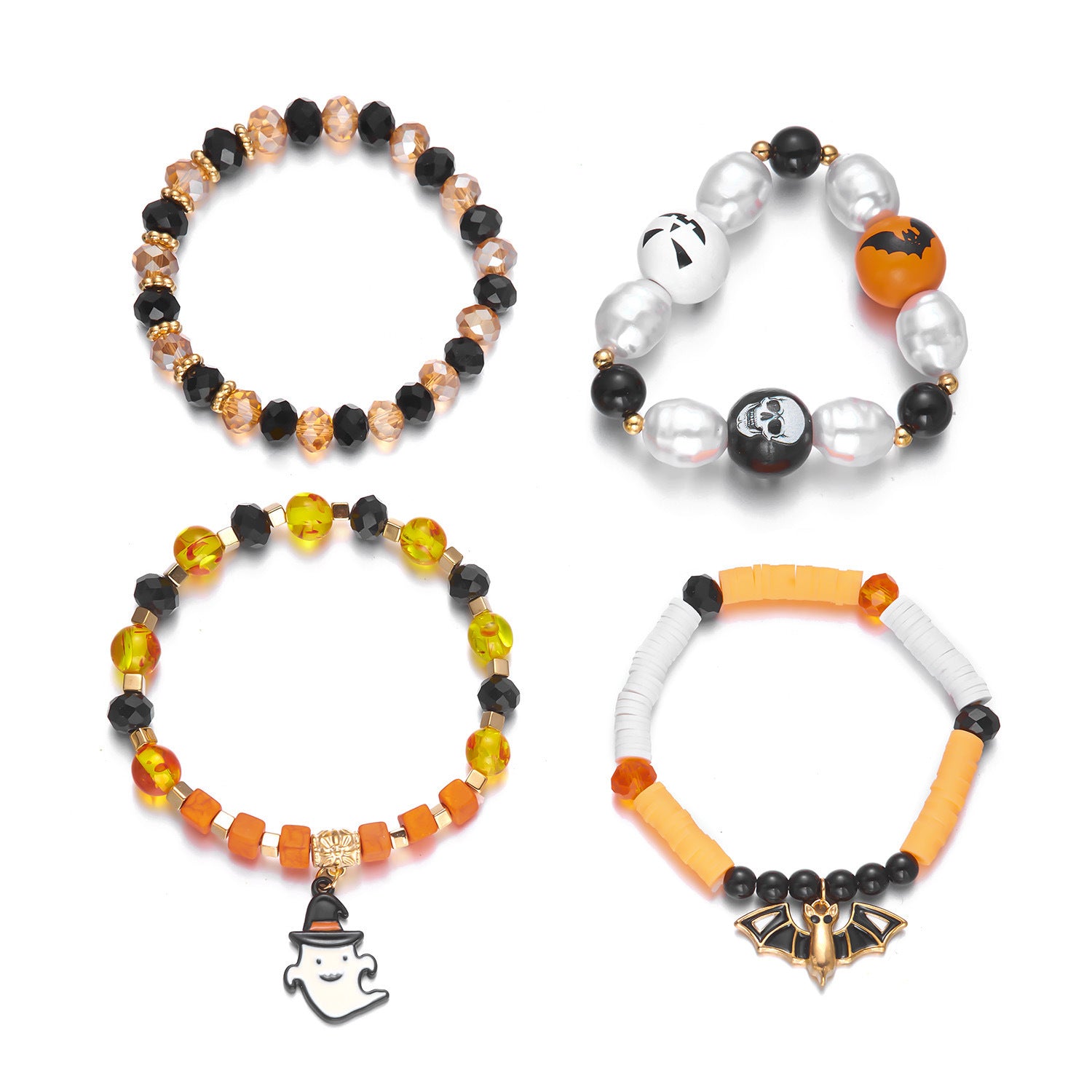 Wholesale  Ghost Bat Bracelet Set