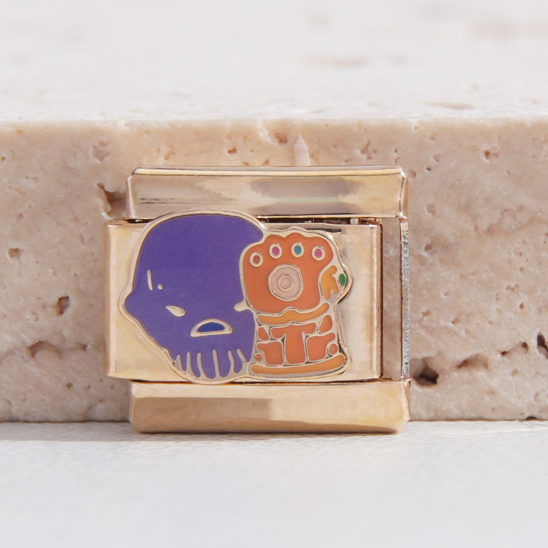 Wholesale Italian Charm Bracelet 9mm DIY Splicing Creative Pattern Stainless Steel Composable Bracelet