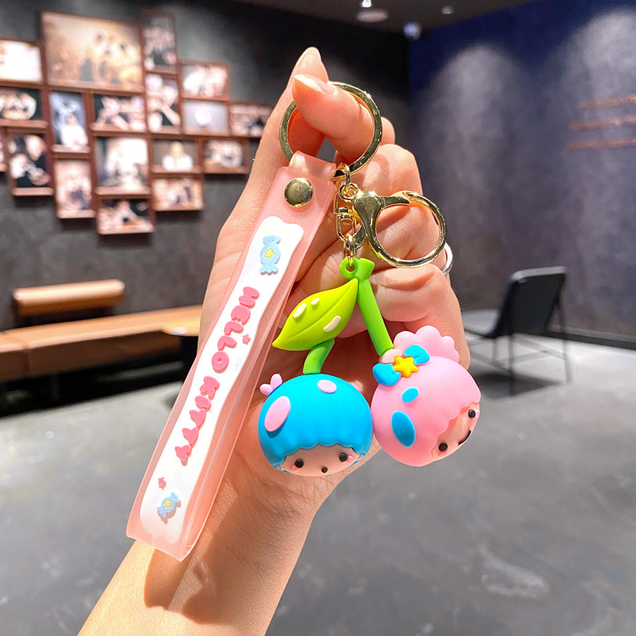 Wholesale Cartoon PVC Soft Glue Cute Keychain ACCVIP-KC-GongZ028