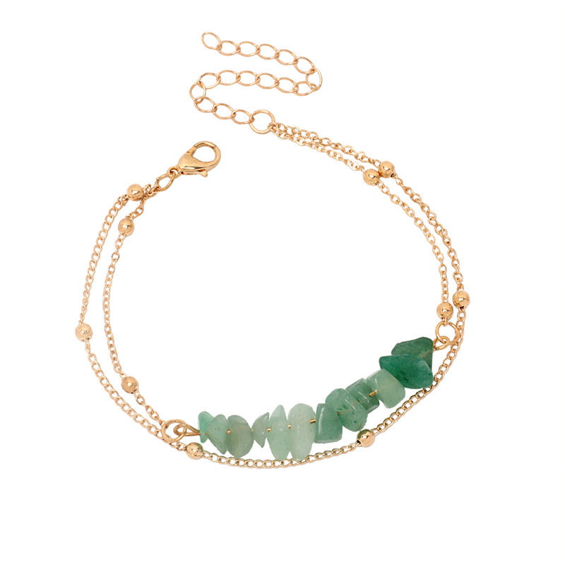 Wholesale Multi-layered Bohemian Crystal Anklets ACC-AS-Yiran001