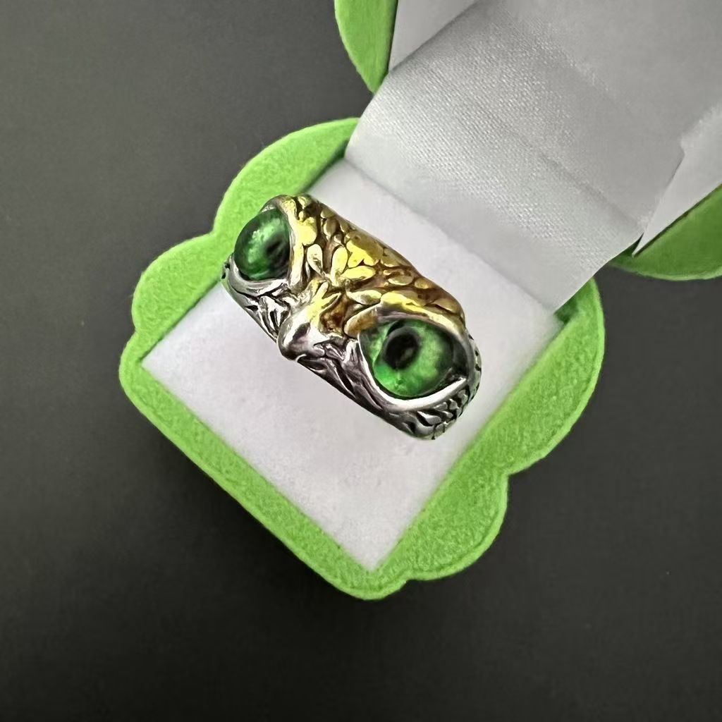 Wholesale Creative silver Owl Ring